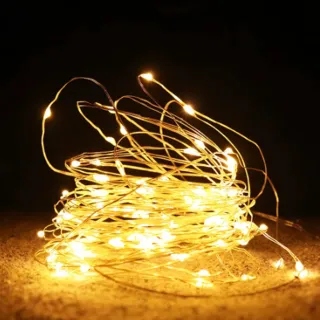 Corda de Luzes Fio de LED Fada para Decoração de Natal e Festas - 5 METROS