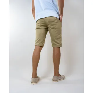 Brim Sarja Bermuda Esporte Fino Masculina - Modelo com Bolso Embutido - Vinho