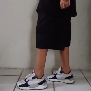 Promoção Bermuda Masculino Jeans Preta Branca Cargo Larga - Bermuda Branca