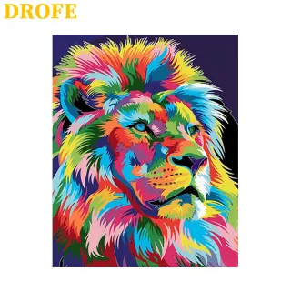 Pintura A Cores Por Números - Drofe (40X50 Cm) - 1464