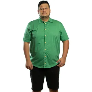 Tamanhos G1 G2 G3 Camisa Masculina Plus Size Malha Fresca - Militar