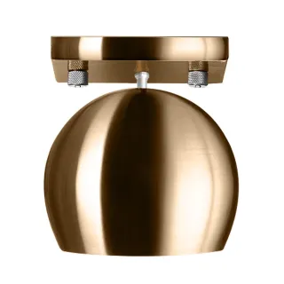 Cobre Plafon Lustre Bola New Quadrada 15 cm - Único