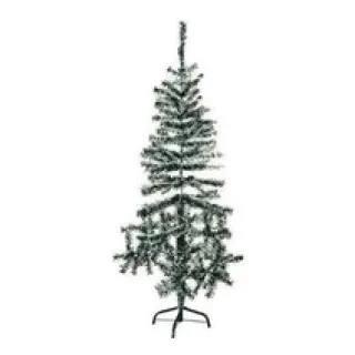 Pinheiro Canadá Decoração Natal 180cm - Verde, Nevada, Branco - Branco