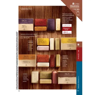 Unidade individual de 100g do sabonete cremoso Natura Ekos - Buriti