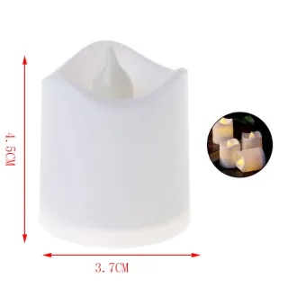Vela Decorativa Eletrônica Led Romântico - Baterias Inclusas - AMARELA