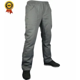 Uniforme Calça Cargo Reforçada Brim Pesado Profissional - Preta