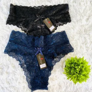 Lingerie Sensual Kit 5 Calcinhas Renda Conforto Tanga - G