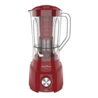 Liquidificador Vermelho Britânia Turbo BLQ970P - 4 Velocidades 900W - Único