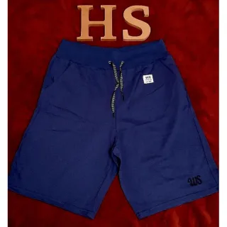 Bermuda de Frio Masculina em Moletom Moleton para Academia - Cinza Listras Fina Preta