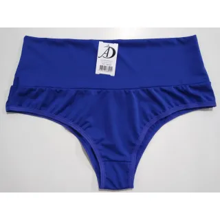 Calcinha básica com cós alto - REF129 - Azul