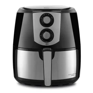 Philco Jumbo Fritadeira Air Fryer 5,5L, Preto e Inox - Modelo 127V - 127v
