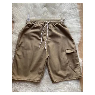 Bolso Frontal Bermuda Cargo Masculina - Verde