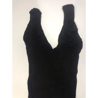 Moda Tricot Blusa Cropped Regata - BRANCA VESTE PP AO M