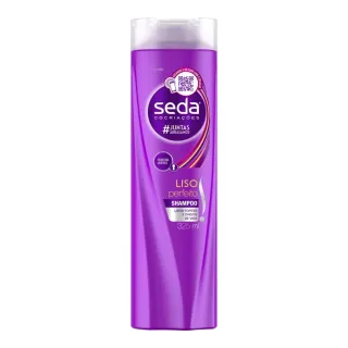 Shampoo Anticaspa Seda Todos Tipos de Cabelo 325 ml - Hidratação Intensa com Ceramidas, Babosa e Óleos - Pretos Luminosos