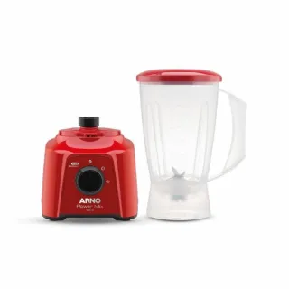 Liquidificador Vermelho Arno Power Mix LQ11 - 2L, 550W, 2 Velocidades - 127v