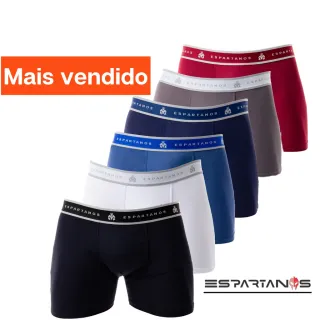 Cuecas Boxer Masculina Microfibra Kit com 5 Originais