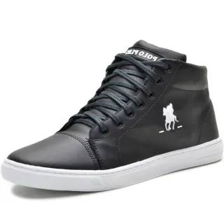 Botinha Polo Plus cano alto masculina tênis - Branco