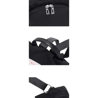 Chaveiro anti furto feminino: mochila de nylon com estilo - Fúcsia