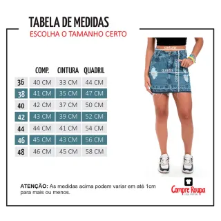 Bamborra Saia Jeans Desfiada Curta Cintura Alta - Rosa