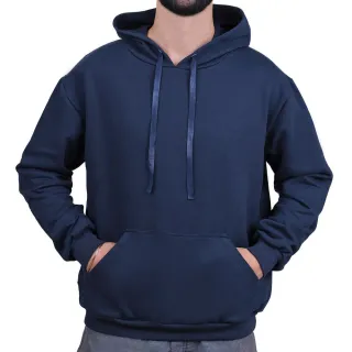 Blusa de Frio Flanelada Com Capuz, Moletom Canguru Feminino e Masculino Unissex - Rosa Bebe