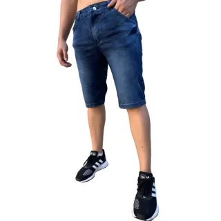 Bermudas Masculinas Jeans Elastano - Kit com 3 unidades - 42