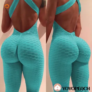 Conjunto Academia Feminina Legging Levanta Bumbum Com Bojo Sem Mangas - orange