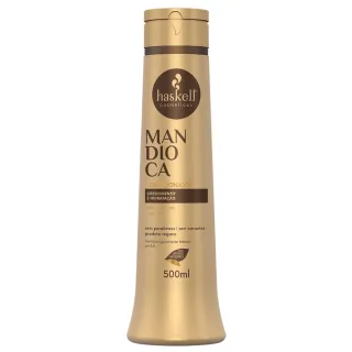 Shampoo Condicionador Máscara Haskell Mandioca Kit 500ml - Único