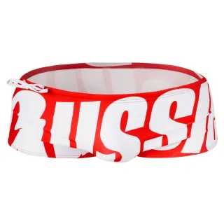 Calção de Natação Masculino Aussiebum - Sunga Boxer com Texto - red&white