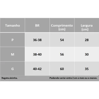 Kit Regatas Alcinha Branca, Cinza e Preta - 96% Algodão - M