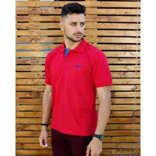 Polo Masculina Kit 3 Camisas - Grandes Marcas, Cores Variadas