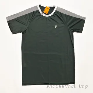 Blusa Leve Camiseta Masculina Fitness Treino Academia - Faixa Lateral Verde Militar