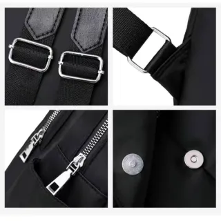 Mochila Impermeável Feminina Bolsa - Raryel - Cinza