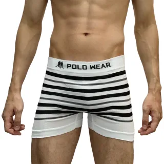 Cuecas Boxer Polo Wear: Kit 3, Microfibra Sem Costura, Lisas e Estampadas - SORTIDAS LISTRADAS