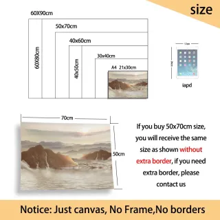 Decoração do quarto: Arte abstrata em lona azul Matisse - 04