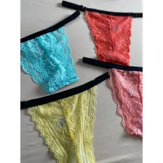 Ravena Lingerie Atacado - Calcinha de Renda Com Viés Cintura - P