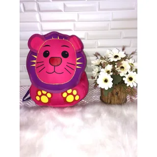 Impermeável Mochila Infantil Bichinhos Animais Zoo Escolar Menino Menina Resistente - Frozen Rosa 2