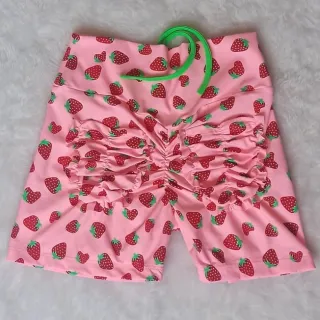 Short fitness feminino com bolso atrás e tecnologia EMPINA bumbum - Azul Royal