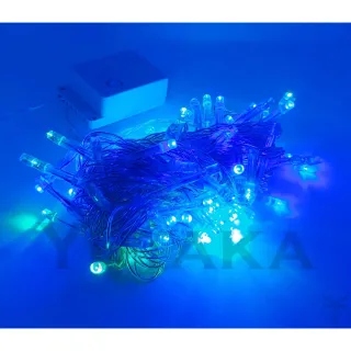 Fio de led pisca pisca natal 100 leds 9m 8 funções - branco colorido azul rosa vermelho verde roxo - Roxo