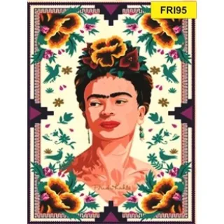 81 a 100 Placa Decorativa Frida Kahlo - FRI92
