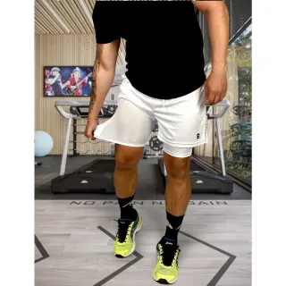 Spartan Bermuda Masculina Treino 2 em 1 - Spartan Branco