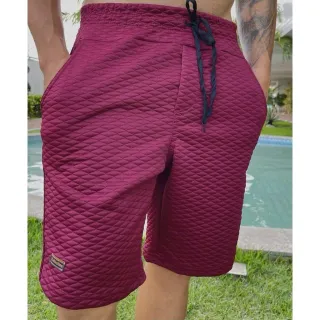 Treino Academia Bermuda Short Masculina de Moletom - Moletom Azul