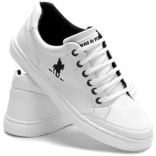 Envio rápido! Sapatênis Masculino Casual Branco, estoque no Brasil - Black