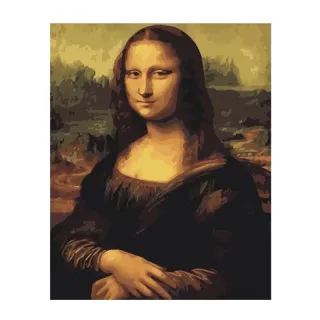 Kit completo de pintura numerada - Tela 40x50 para decorar sua casa com quadros pintados - Paris