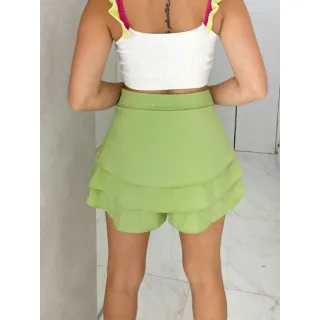 Moda blogueira: Saia Social Cintura Média curta - Lilás