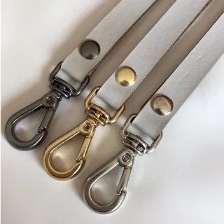 Alça de mão para Clutch - 1,2cm alça - Bege - com gravação
