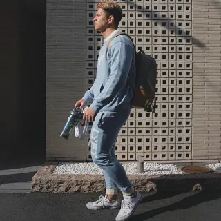 Leggings Esportes Masculinos LYFT: Fino Ajuste Europeu com Zíper - Preto