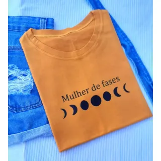 T-shirts femininas babylook 100% algodão P M G - P M G