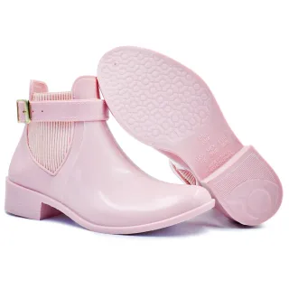 Impermeável Bota Feminina Galocha Cano Médio Chuva - Marrom