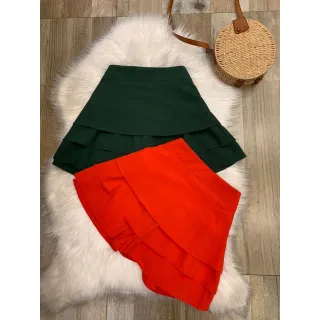 Moda Blogueira: Saia Social Cintura Média Curta - Roxo