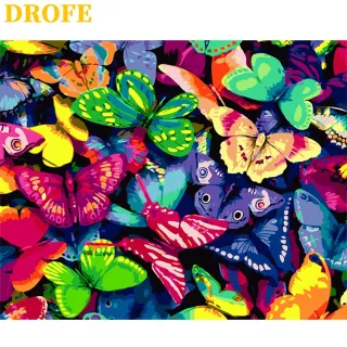 Pintura Animal por Números - Drofe (40X50 Cm) - 1475